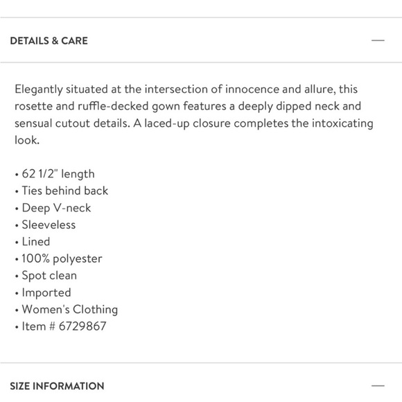 COPY - Mac Duggal Rosette Chiffon Cutout Empire Waist Gown - Picture 4 of 11